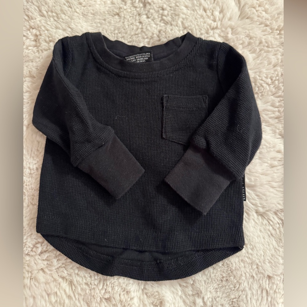 Little Bipsy Classic Black Long Sleeve Tee